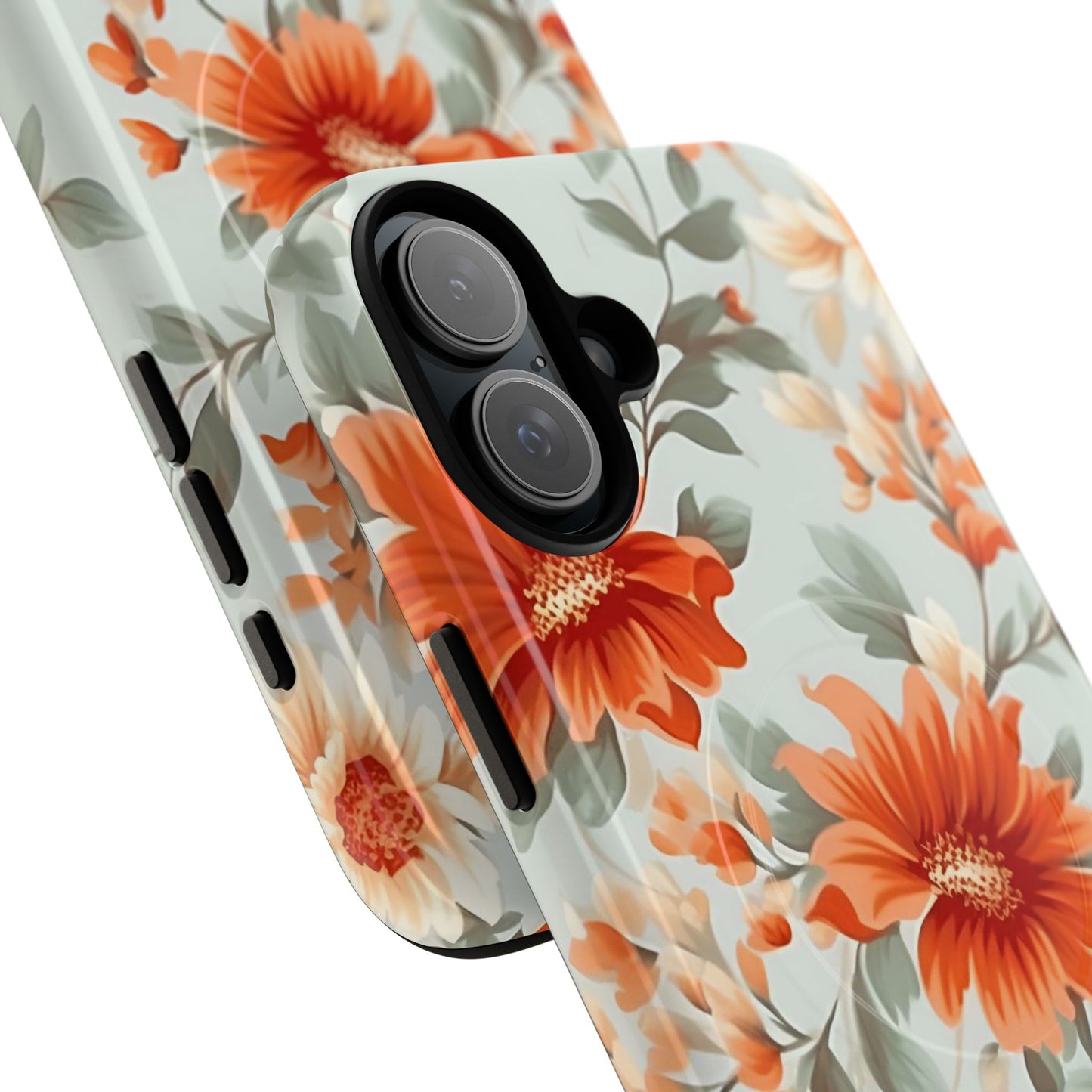 MagSafe Crittercase- Orange Floral