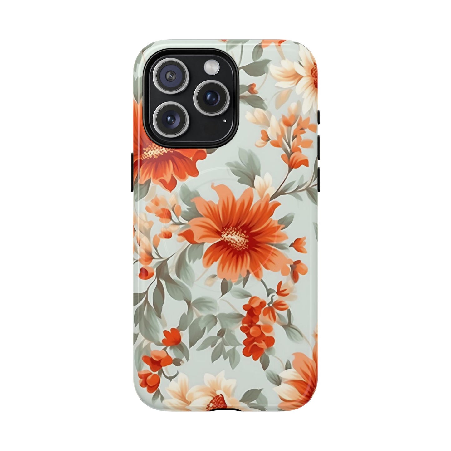 MagSafe Crittercase- Orange Floral