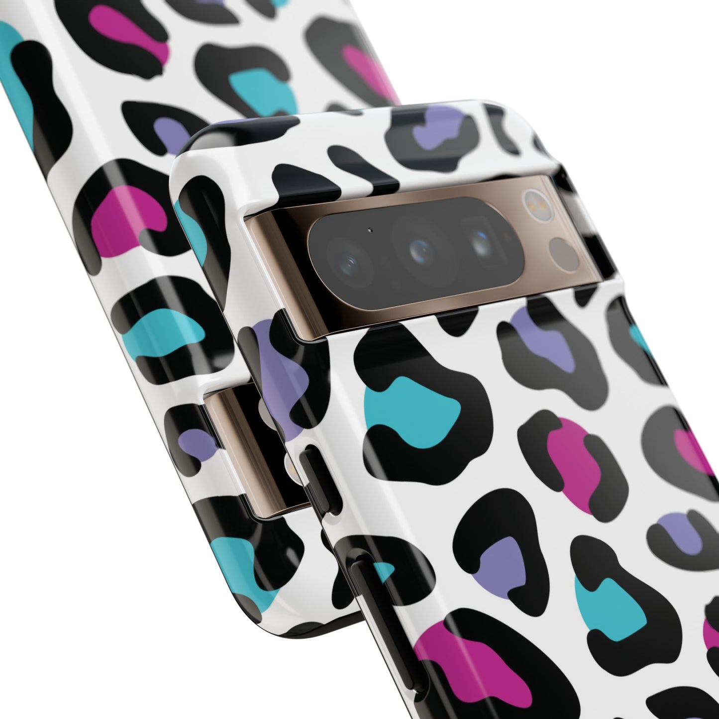 Critter Case- Color Blast Leopard Print