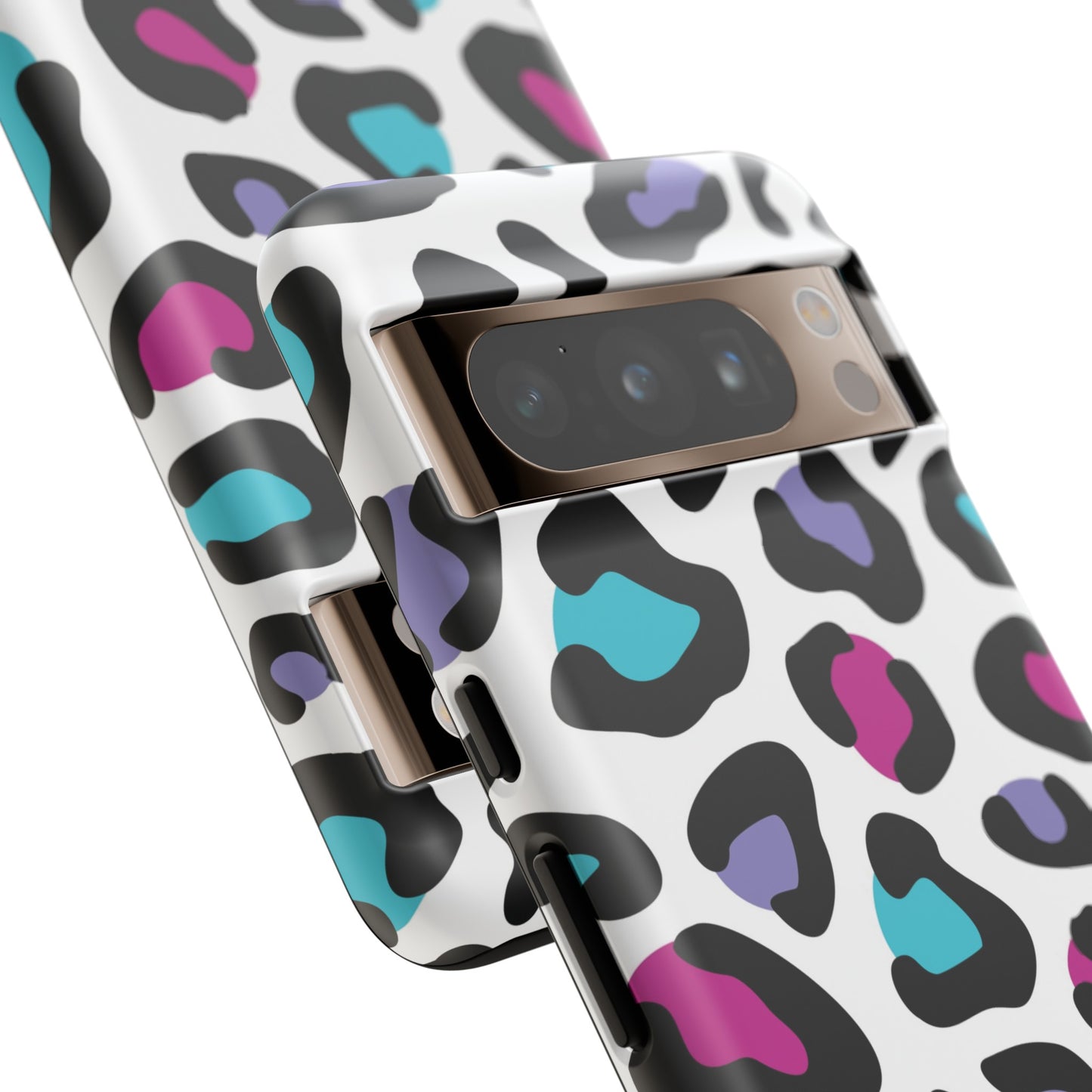 Critter Case- Color Blast Leopard Print