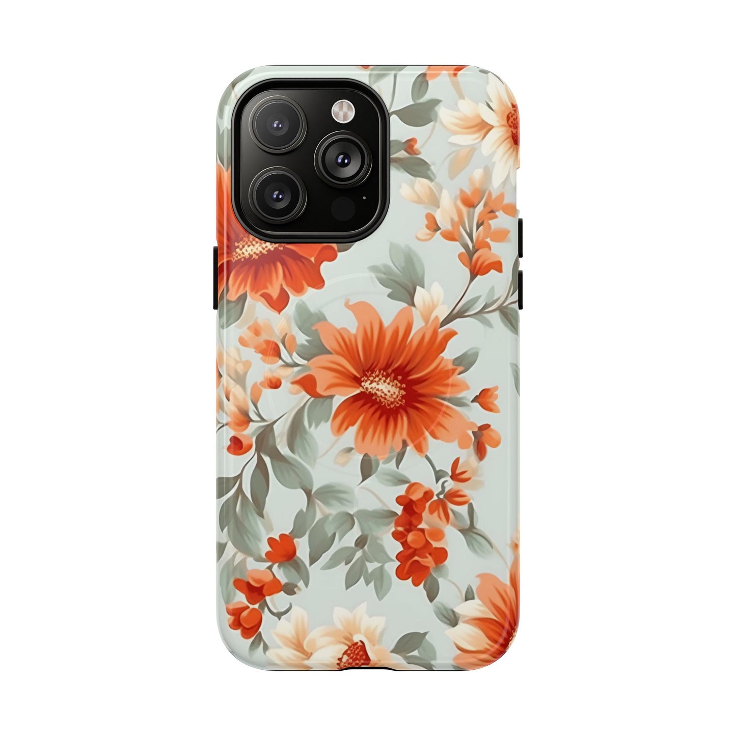 MagSafe Crittercase- Orange Floral