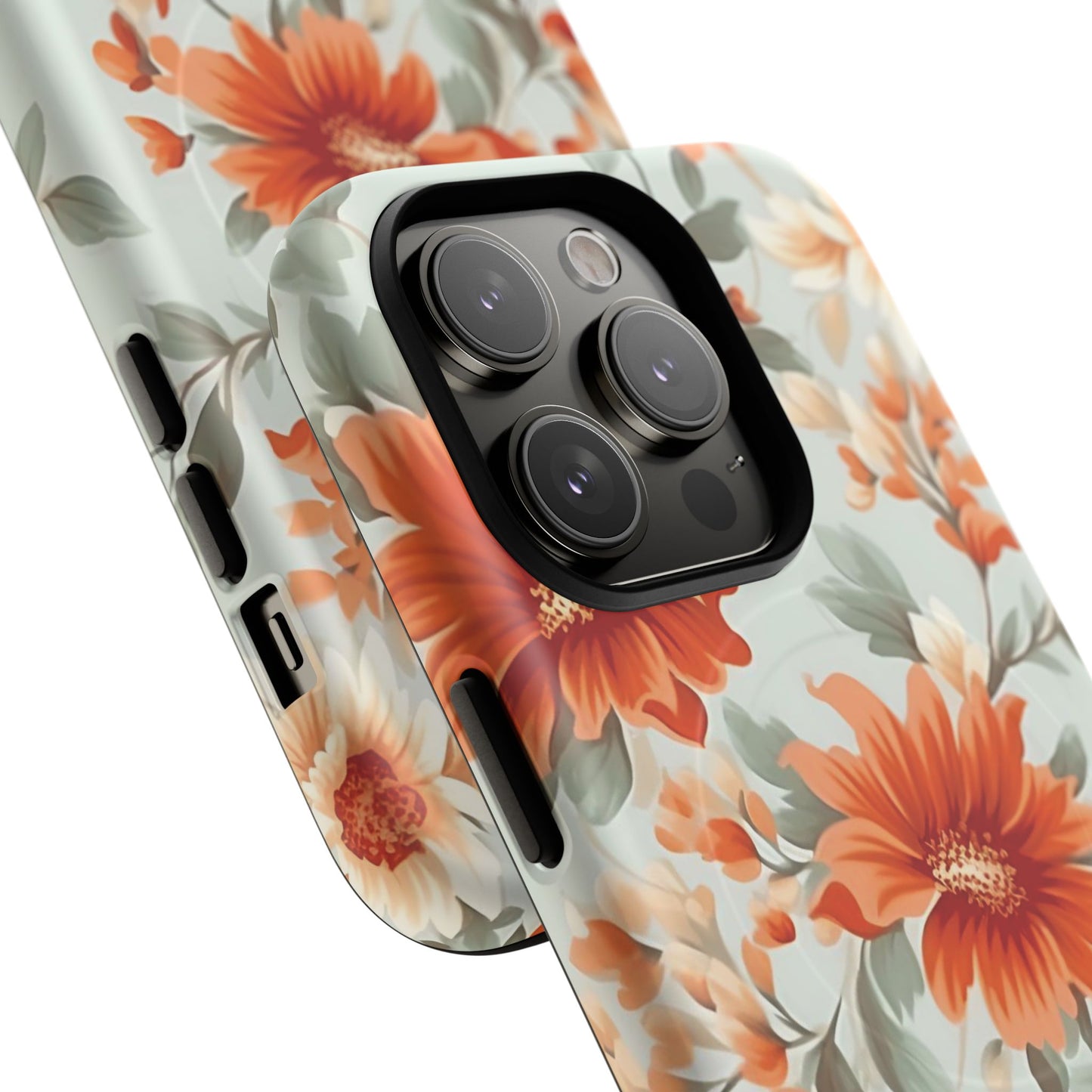 MagSafe Crittercase- Orange Floral