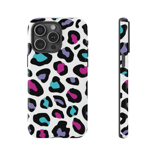 Critter Case- Color Blast Leopard Print