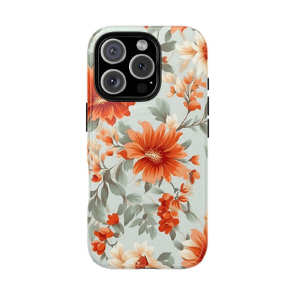 MagSafe Crittercase- Orange Floral