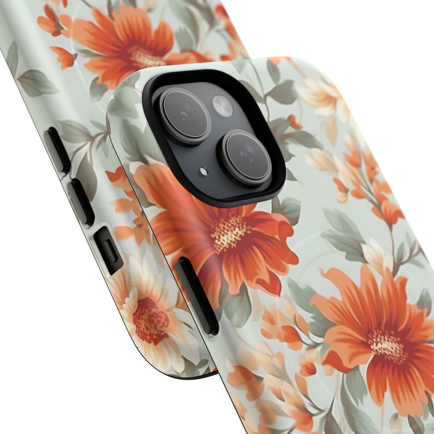 MagSafe Crittercase- Orange Floral
