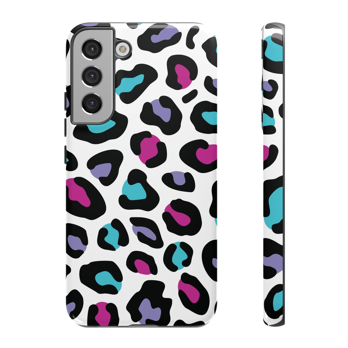 Critter Case- Color Blast Leopard Print