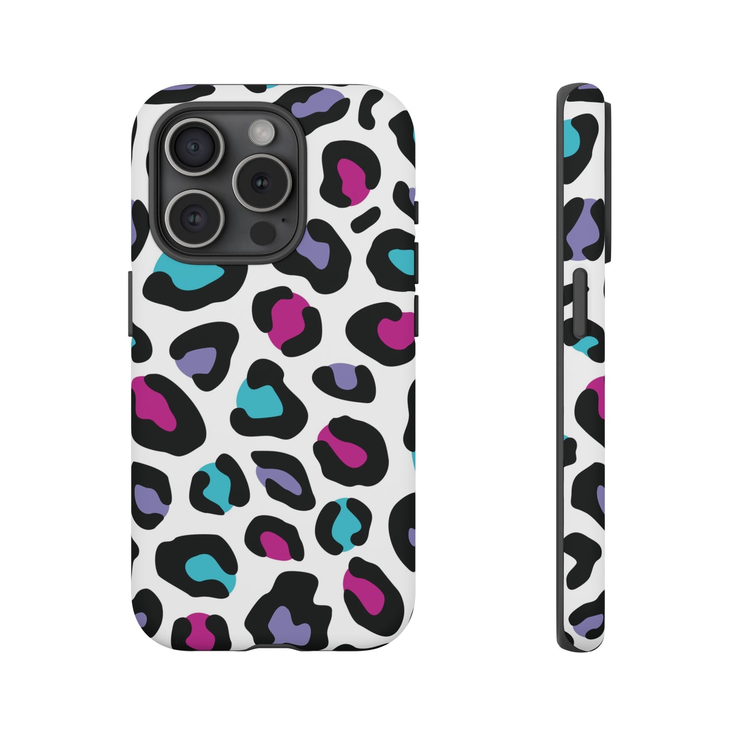 Critter Case- Color Blast Leopard Print