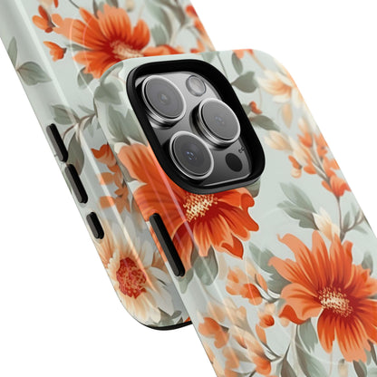 MagSafe Crittercase- Orange Floral