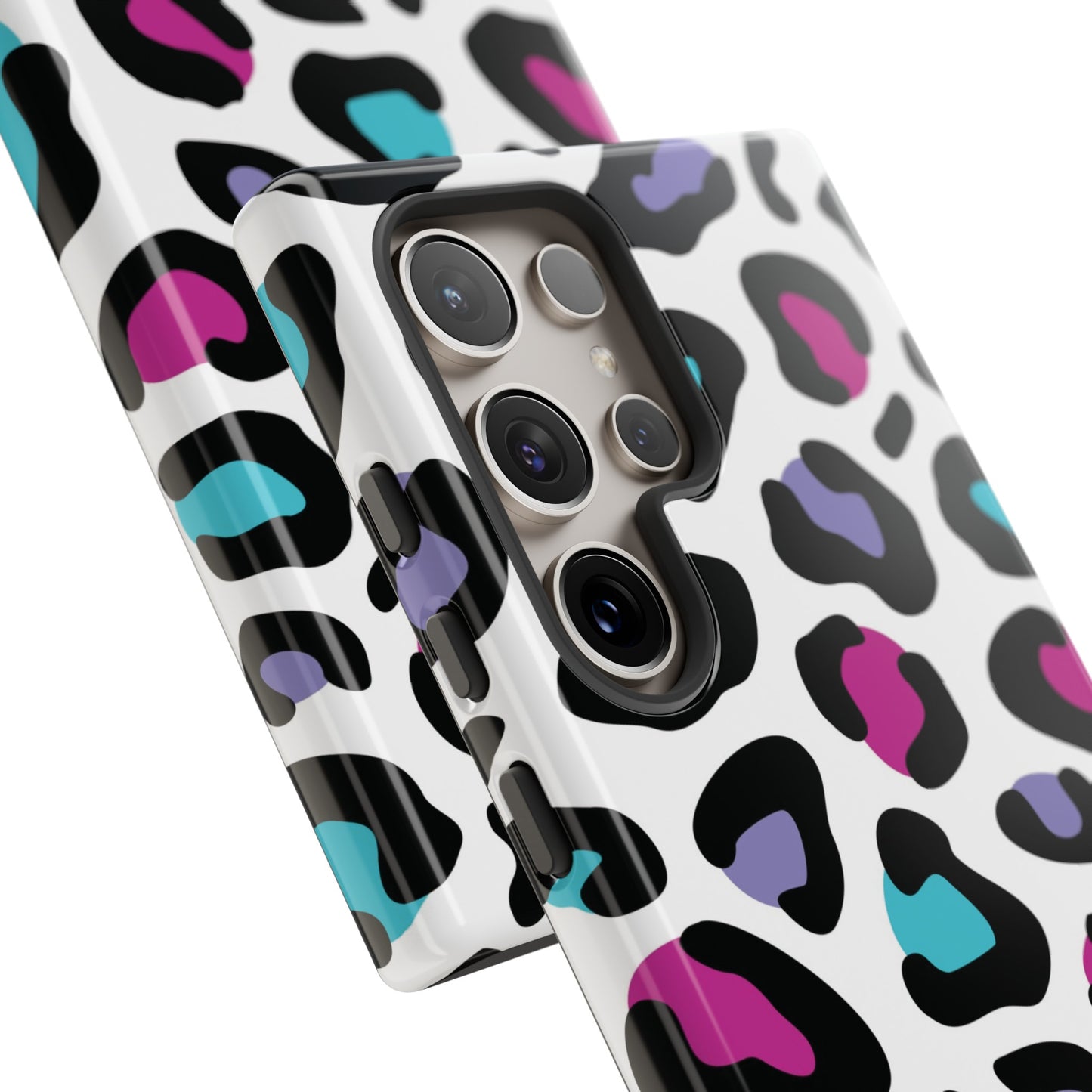 Critter Case- Color Blast Leopard Print