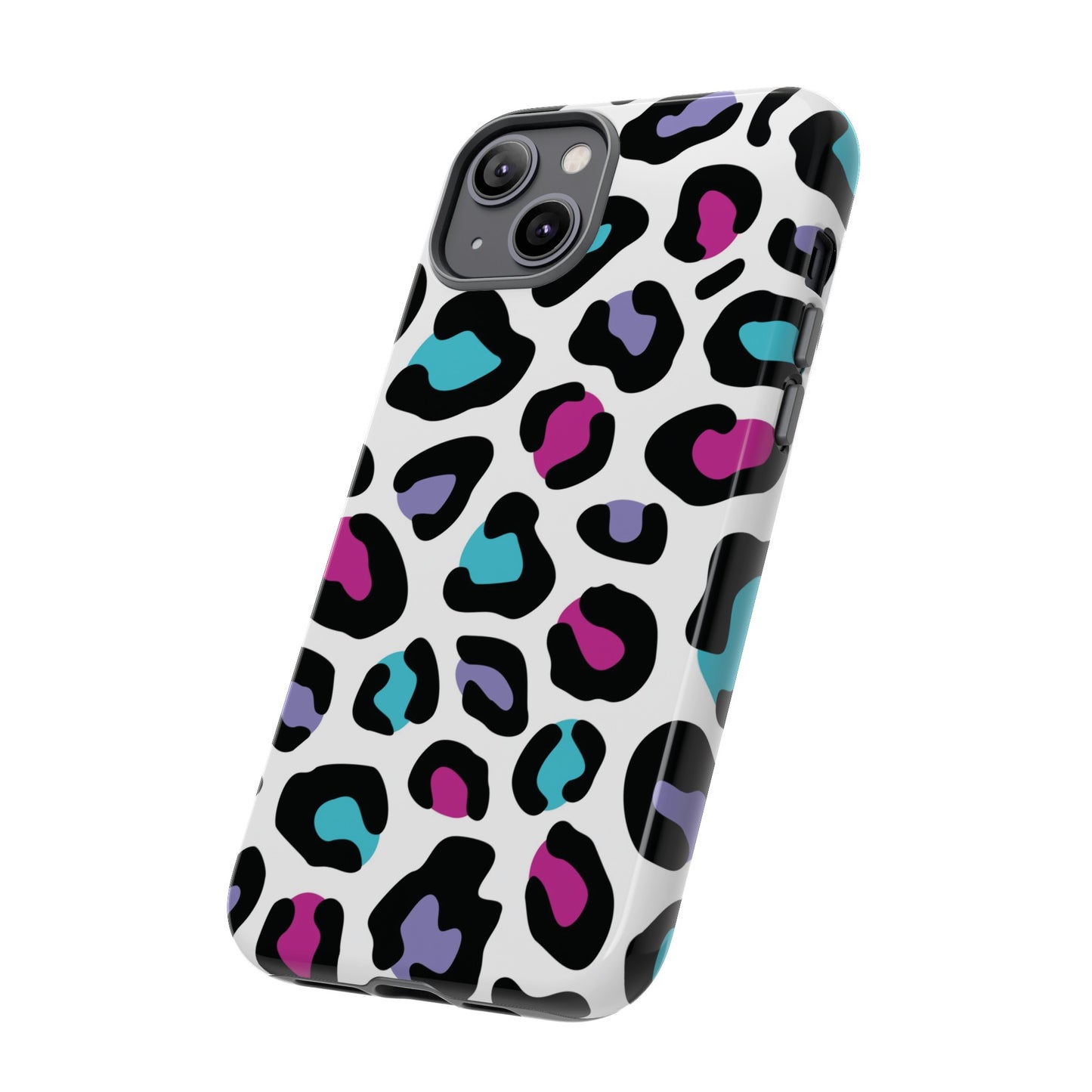 Critter Case- Color Blast Leopard Print