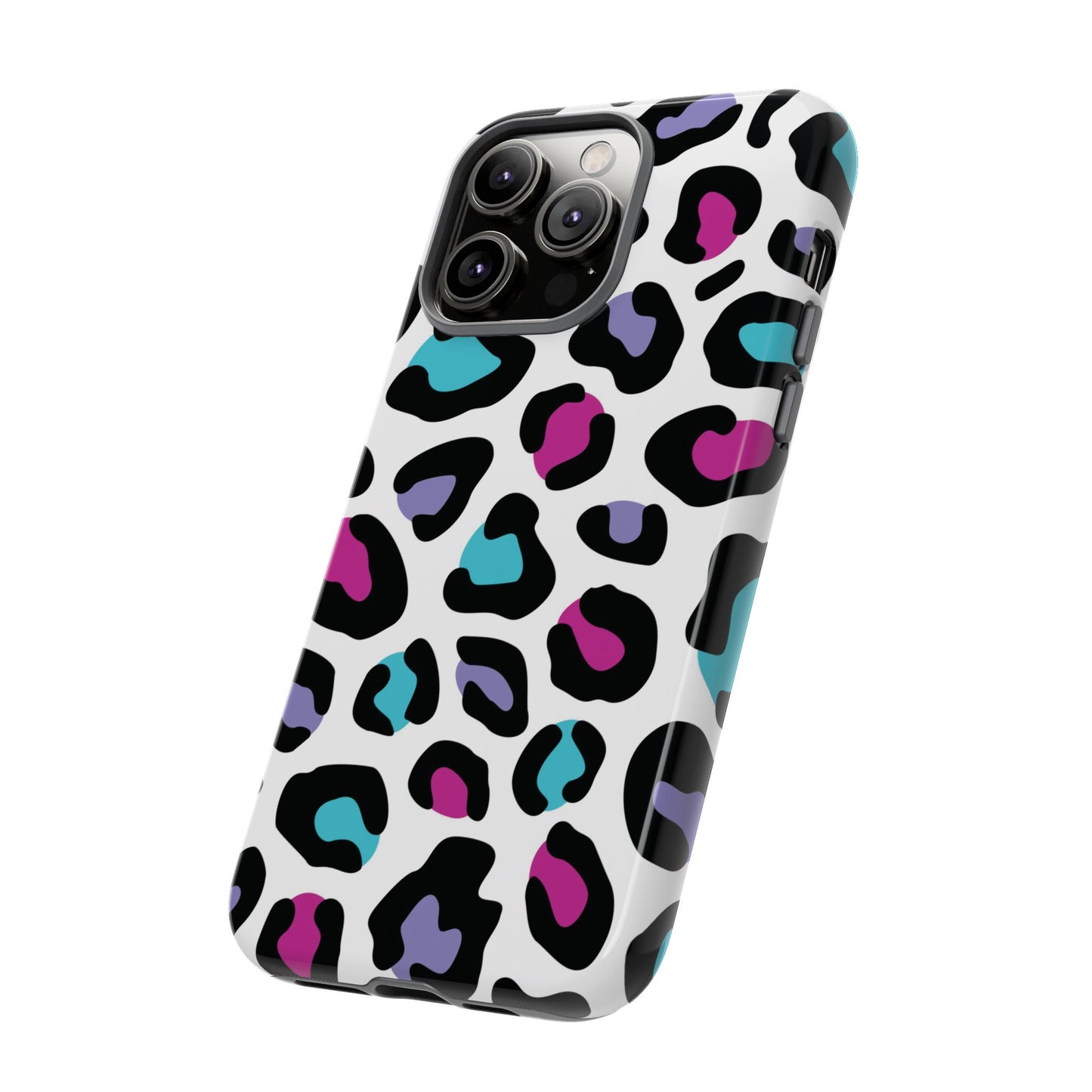 Critter Case- Color Blast Leopard Print