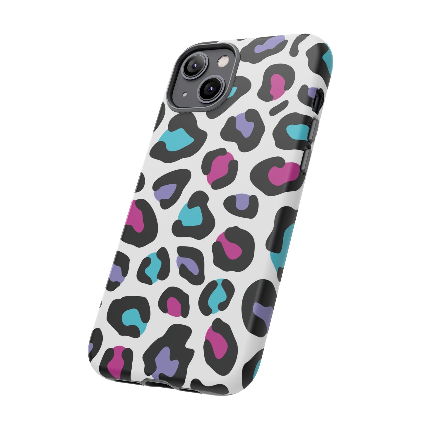 Critter Case- Color Blast Leopard Print