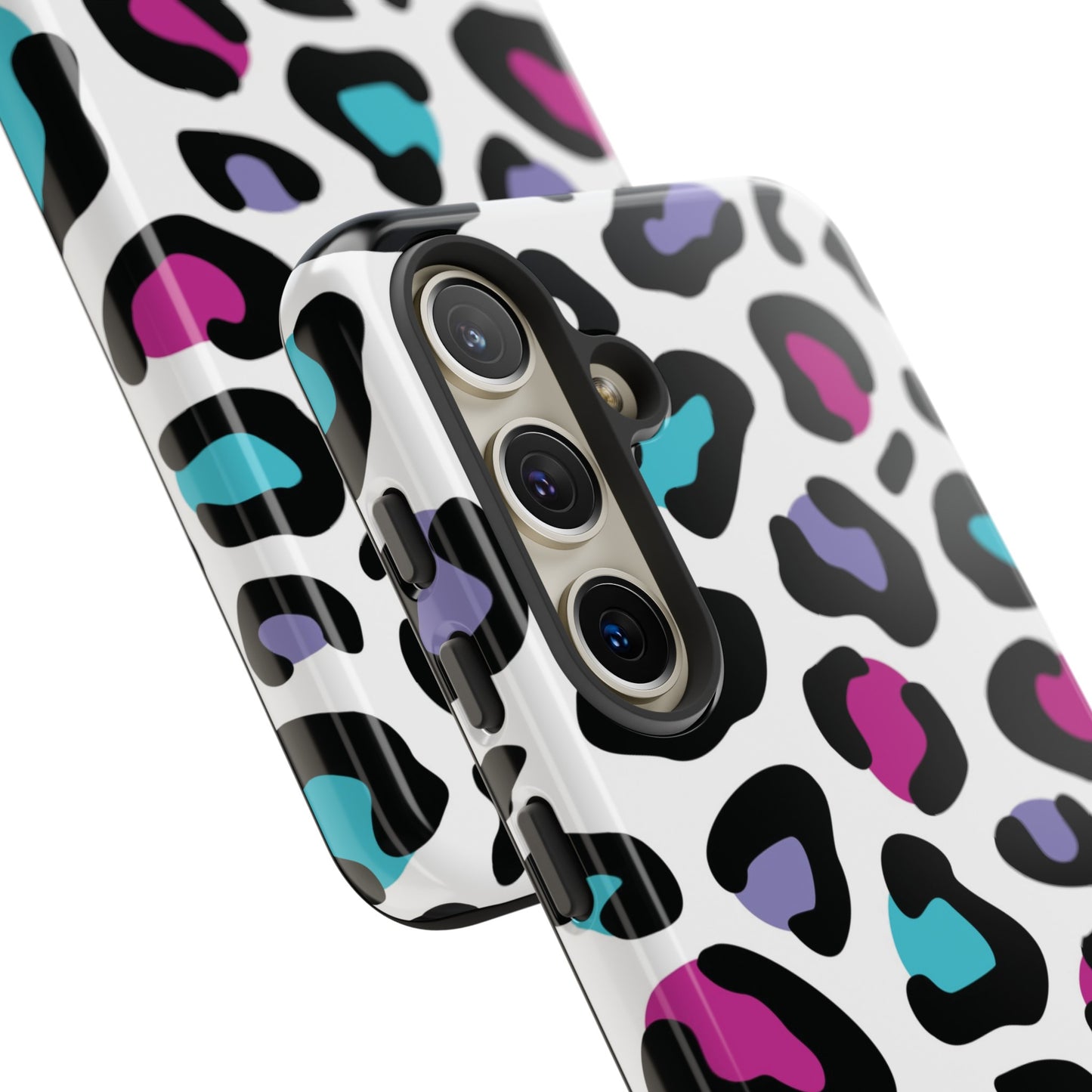 Critter Case- Color Blast Leopard Print