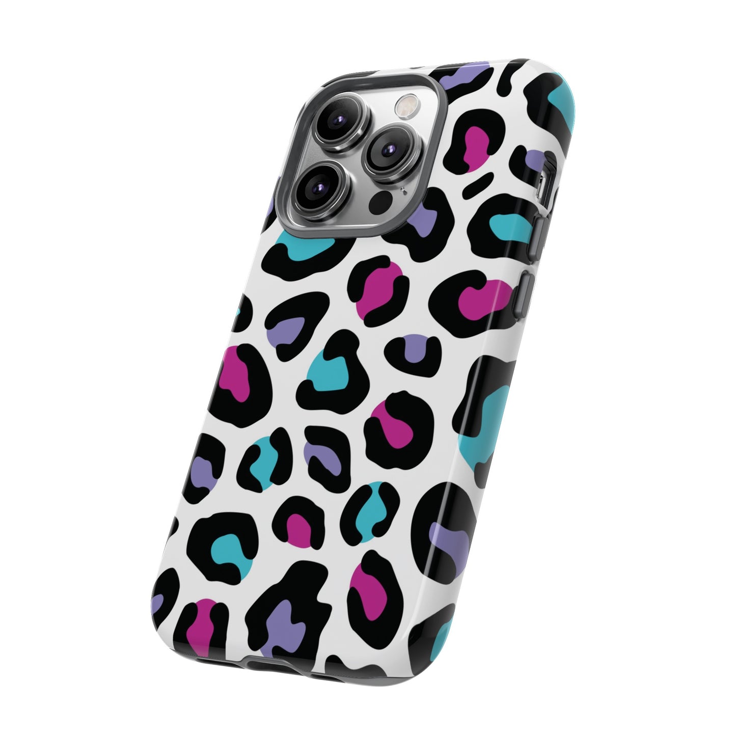 Critter Case- Color Blast Leopard Print