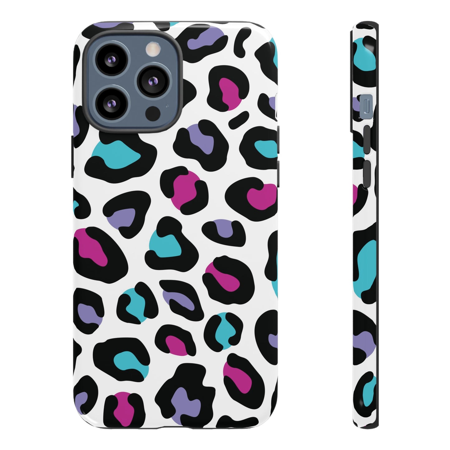 Critter Case- Color Blast Leopard Print