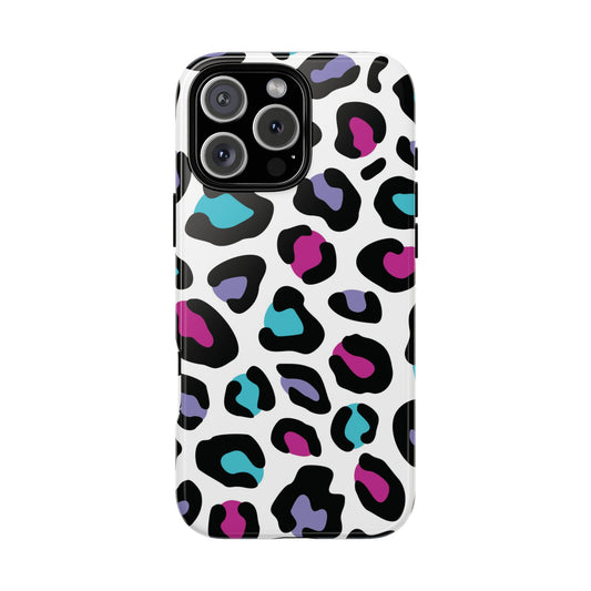 Critter Case- Color Blast Leopard Print