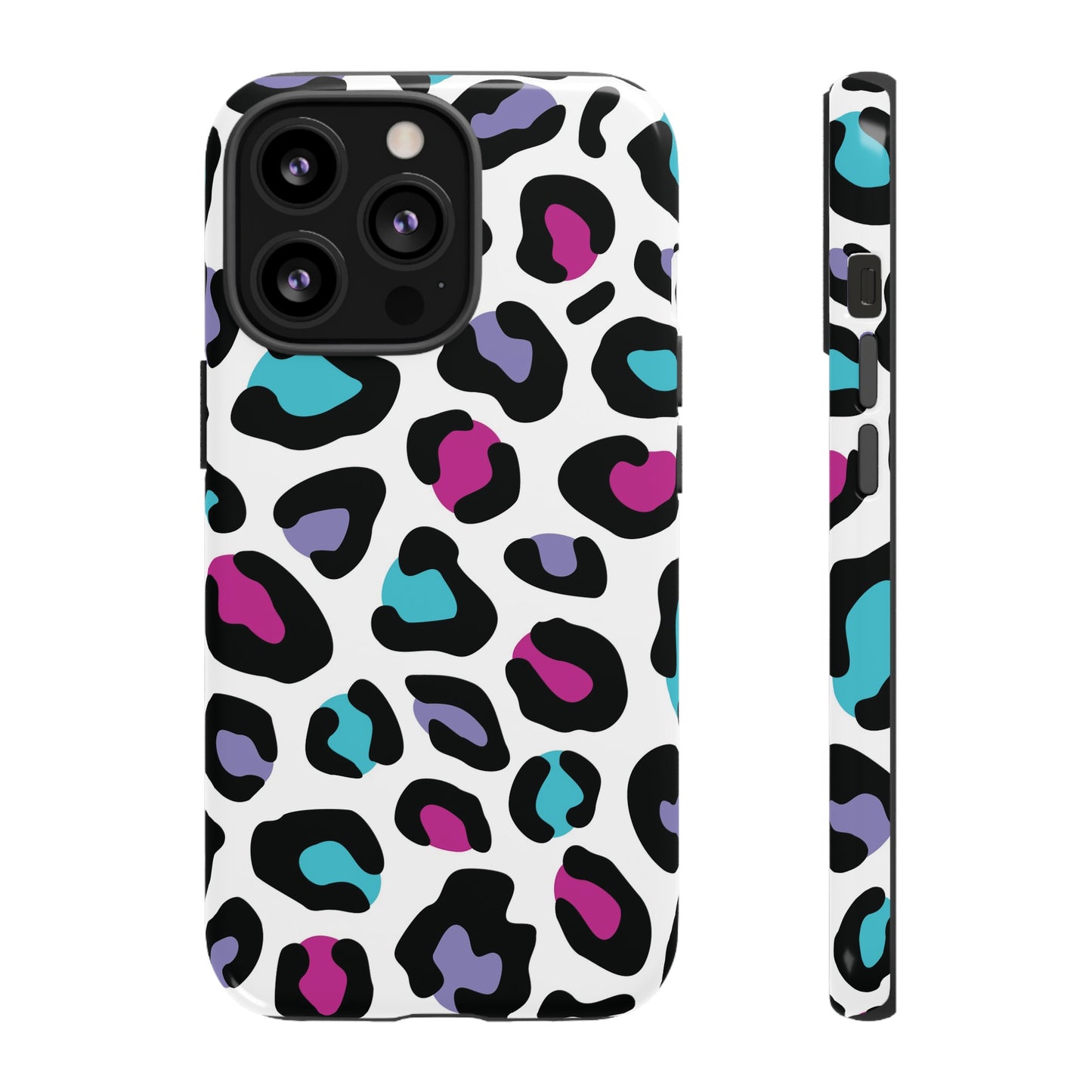 Critter Case- Color Blast Leopard Print