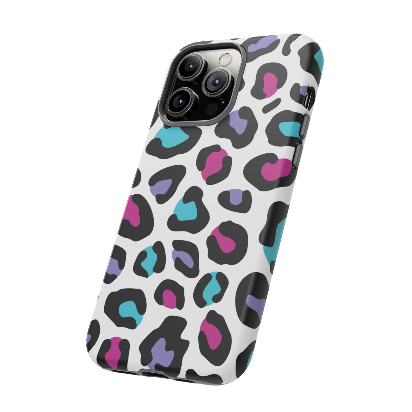 Critter Case- Color Blast Leopard Print