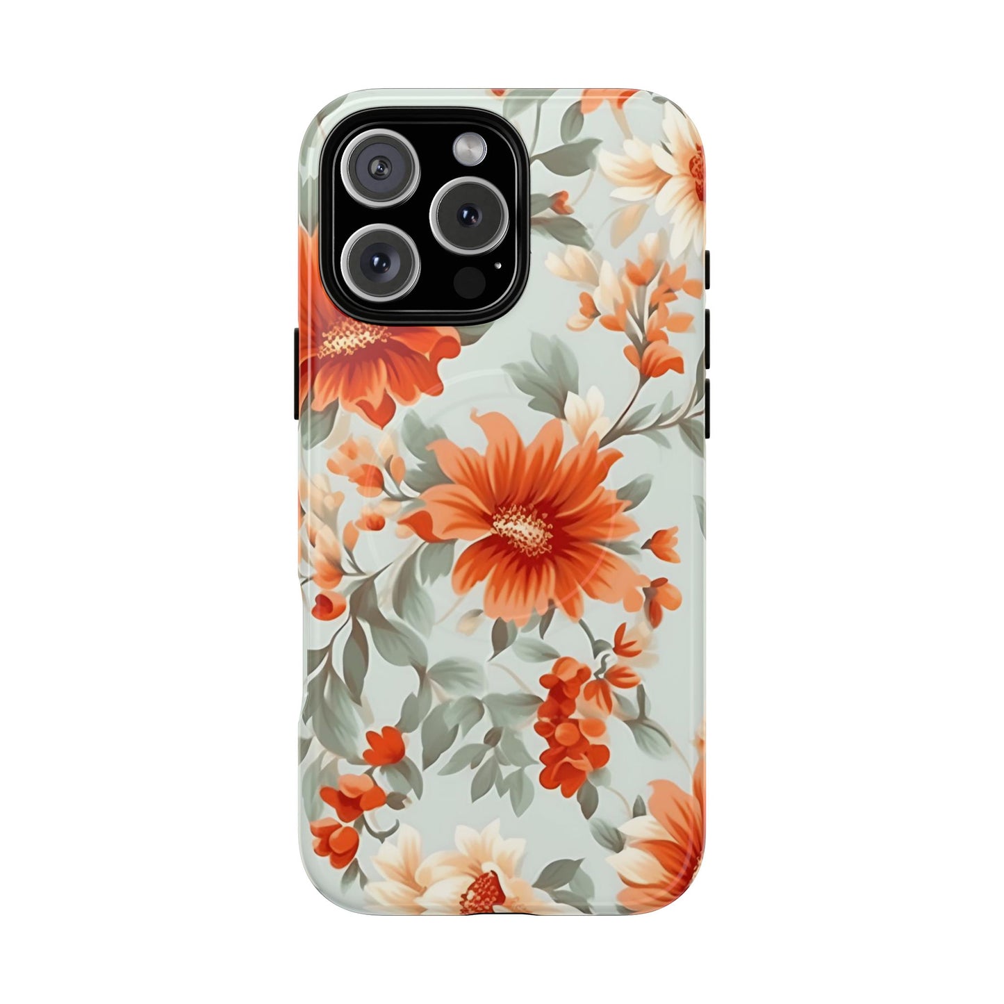 MagSafe Crittercase- Orange Floral