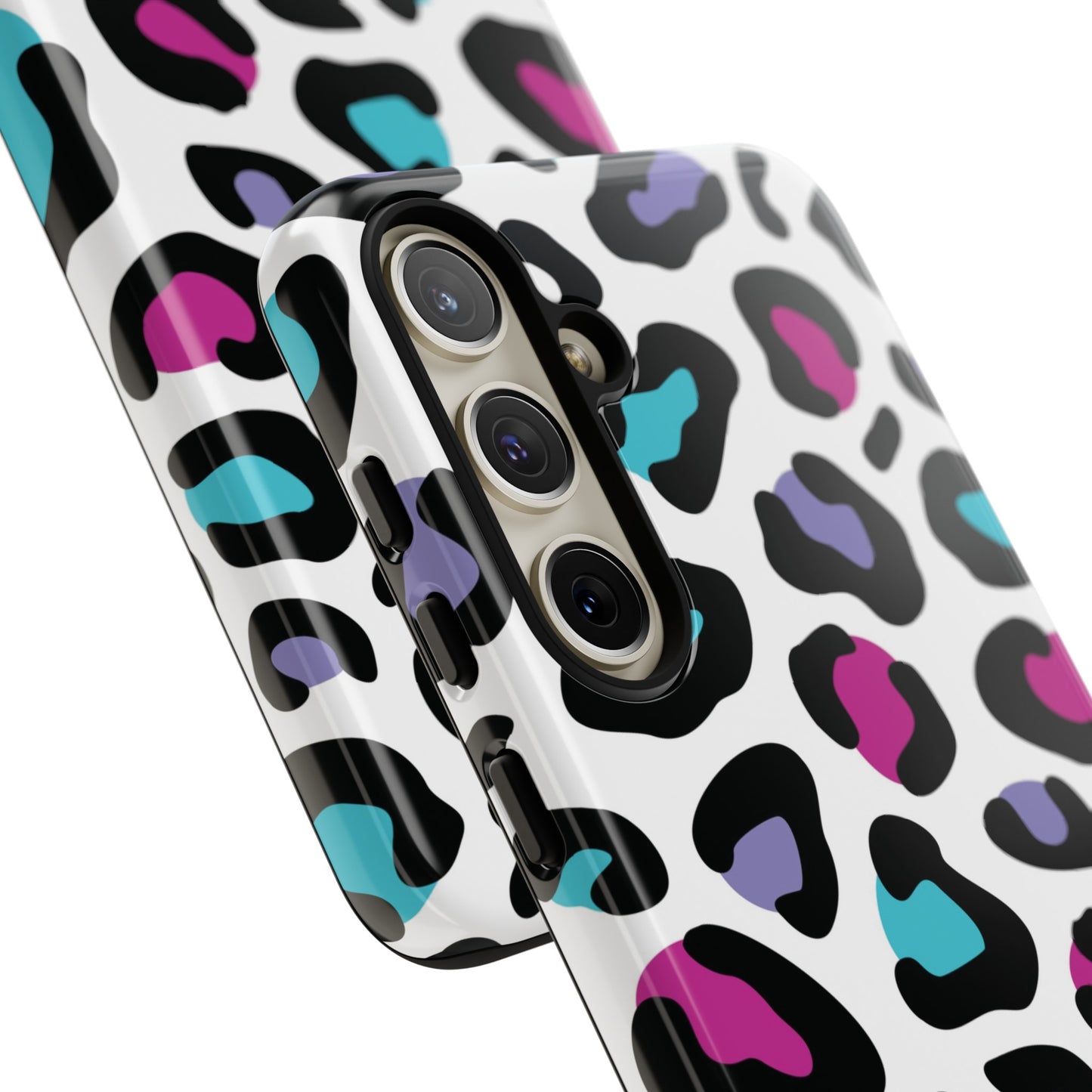 Critter Case- Color Blast Leopard Print